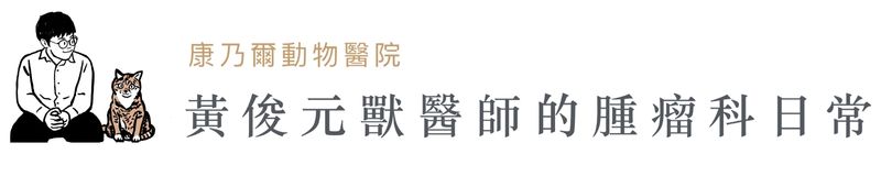 黃俊元獸醫師的腫瘤科日常